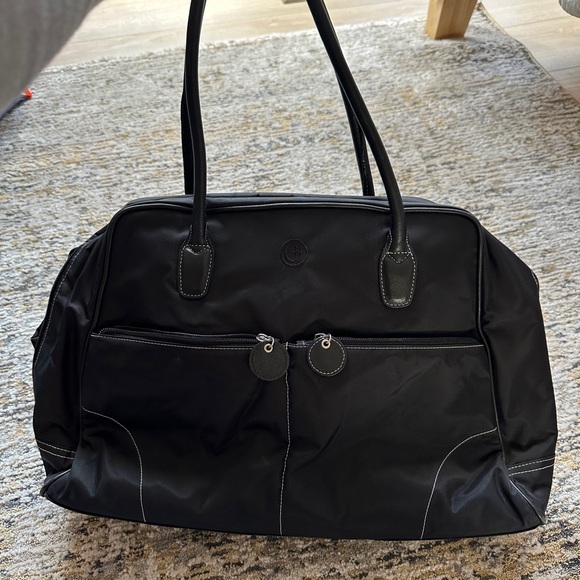 Vintage Chelsey Henry Black overnight bag like new condition - Picture 1 of 2